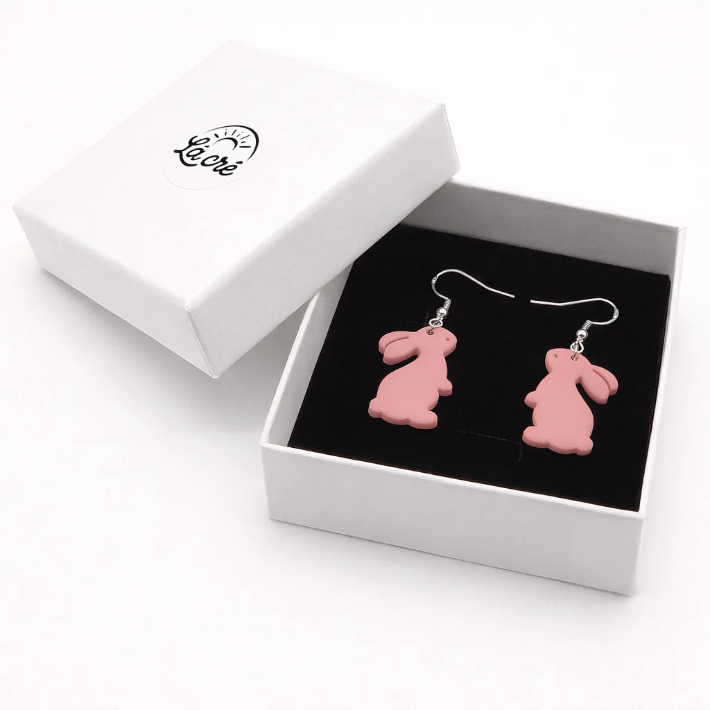Blush Bunny Earrings