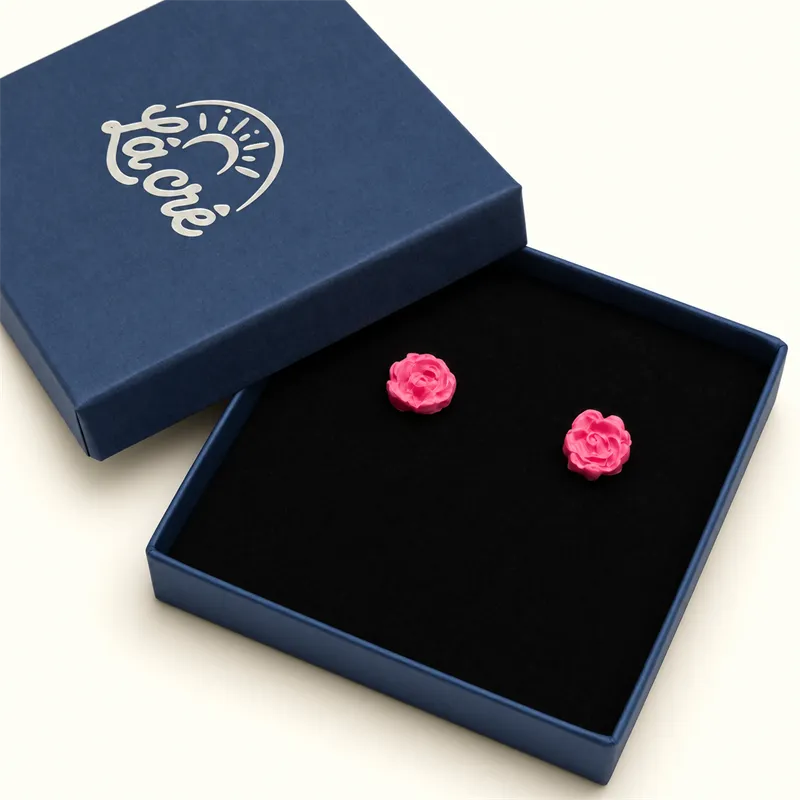 Candy Pearl Rose Earrings