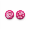 Candy Pearl Rose Pebble Earrings
