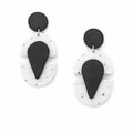 Midnight Terrazzo Contour Earrings