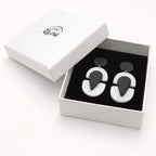 Midnight Terrazzo Contour Earrings