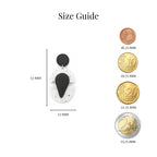 Midnight Terrazzo Contour Earrings