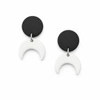 Eclipse Crescent Moon Earrings