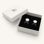 Reversed Eclipse Crescent Moon Earrings