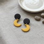 Nightfall Crescent Moon Earrings