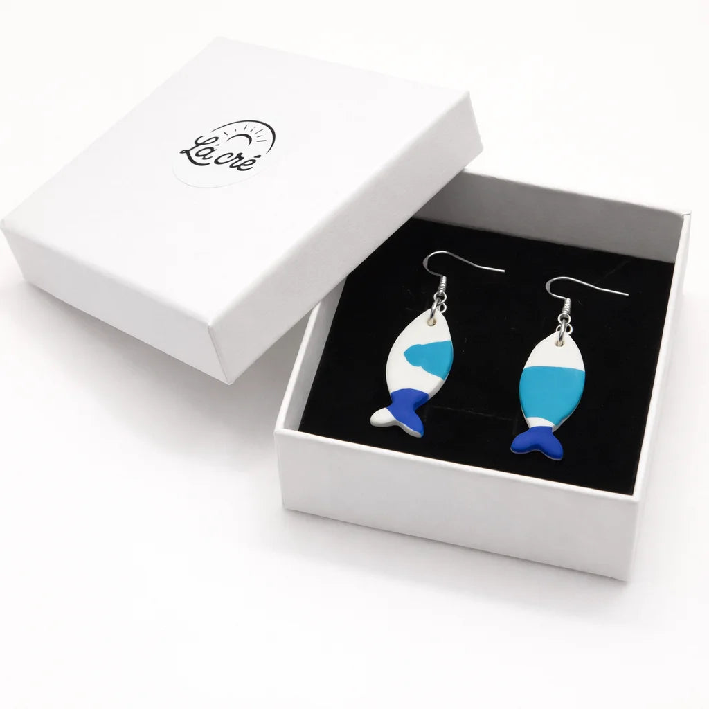 Coastal Drift Fish Hook Earrings