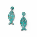 Ocean Tide Drift Fish Earrings