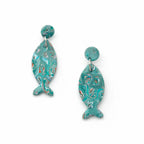 Ocean Tide Drift Fish Earrings