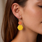 Desert Sun Ember Hook Earrings