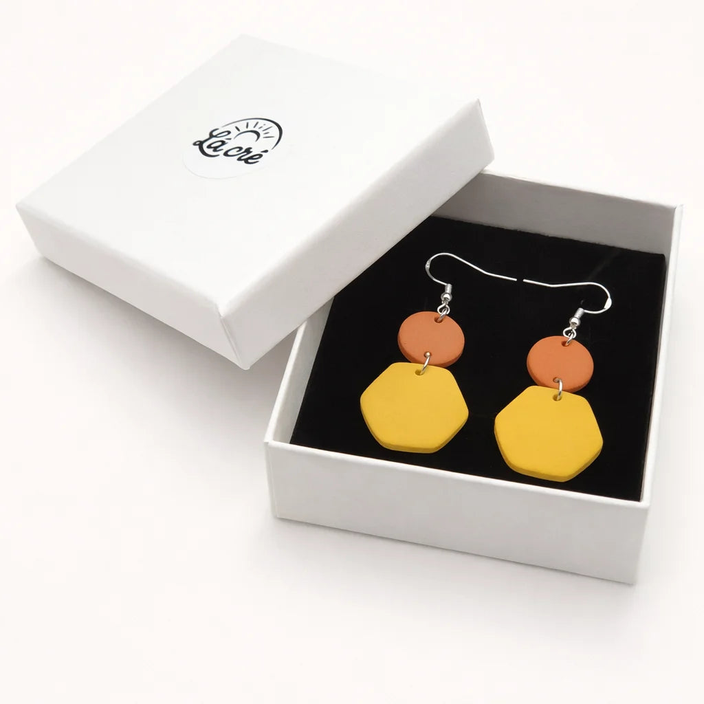 Desert Sun Ember Hook Earrings