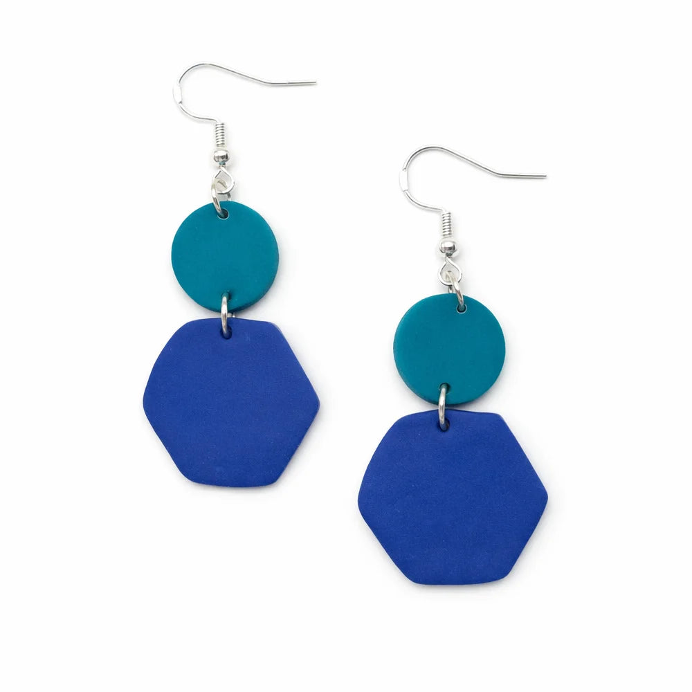 Ocean Tide Ember Hook Earrings
