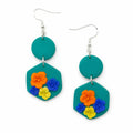 Lagoon Ember Hook Sakura Earrings