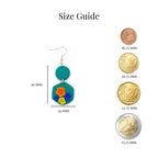 Lagoon Ember Hook Sakura Earrings