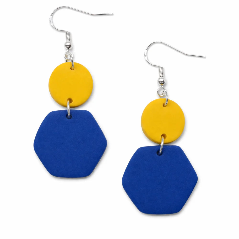 Sunset Tide Ember Hook Earrings