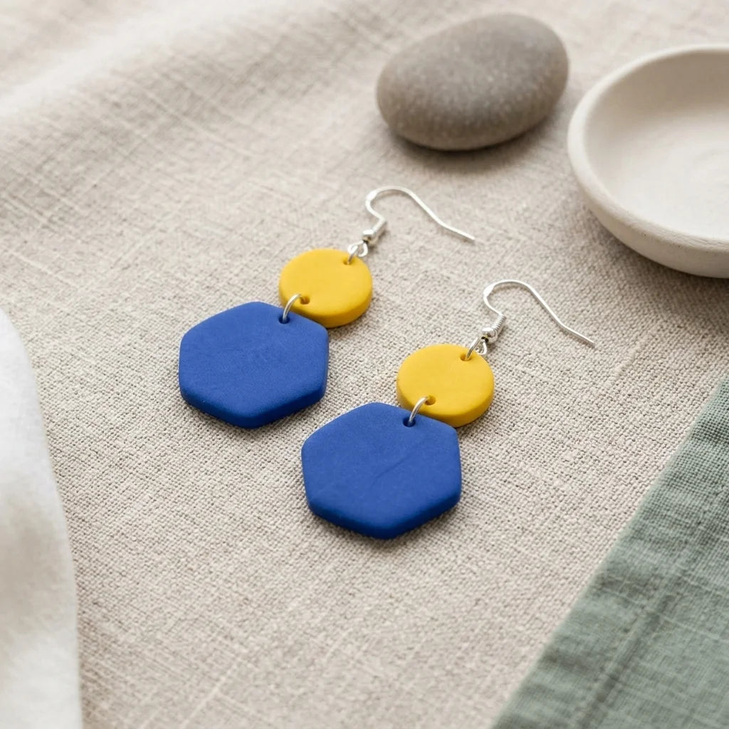 Sunset Tide Ember Hook Earrings