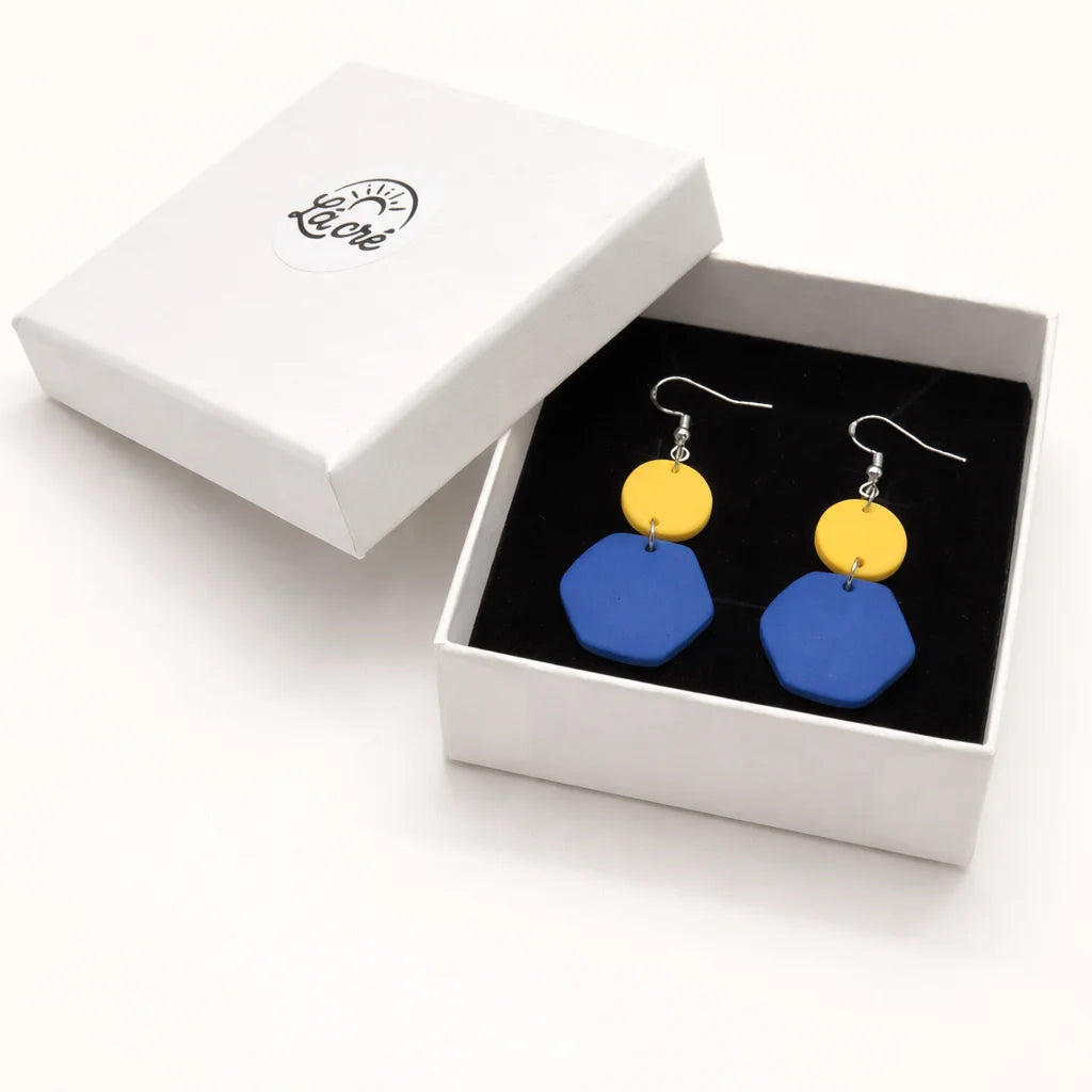 Sunset Tide Ember Hook Earrings