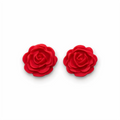 Fire Rose Earrings