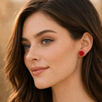 Fire Rose Earrings