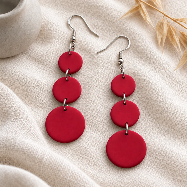 Fire Trio Earrings