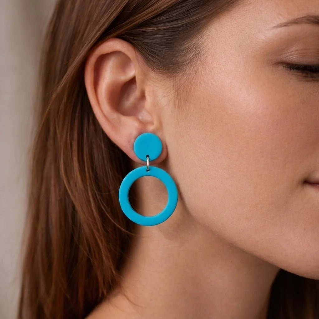 Breeze Halo Drop Earrings