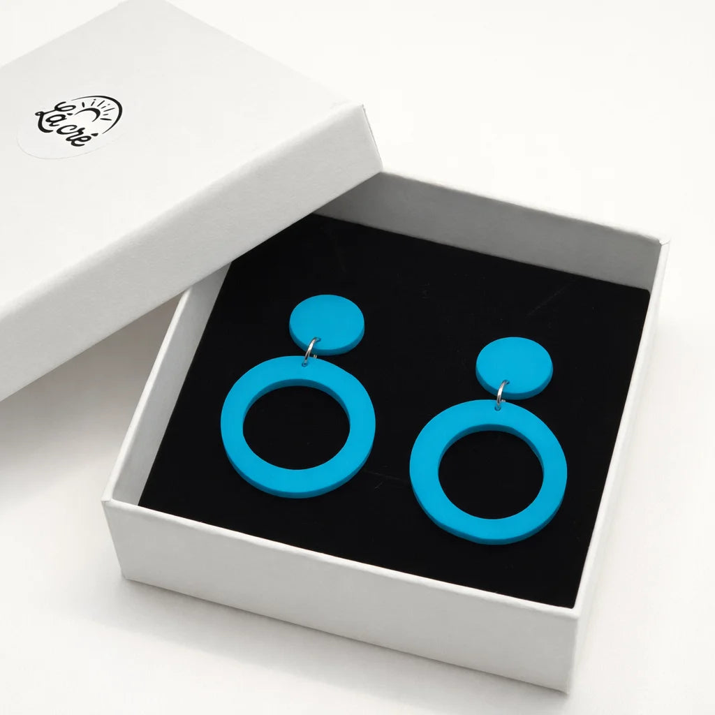Breeze Halo Drop Earrings