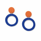 Canyon Tide Halo Drop Earrings