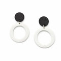 Eclipse Halo Drop Earrings
