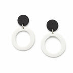 Eclipse Halo Drop Earrings