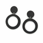Midnight Halo Drop Earrings