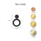 Midnight Halo Drop Earrings
