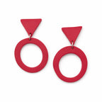 Fire Halo Eclipse Earrings