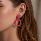 Fire Halo Eclipse Earrings