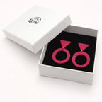 Fire Halo Eclipse Earrings
