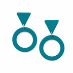 Lagoon Halo Eclipse Earrings