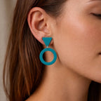 Lagoon Halo Eclipse Earrings