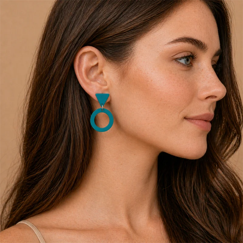 Lagoon Halo Eclipse Earrings