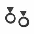 Midnight Halo Eclipse Earrings