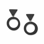 Midnight Halo Eclipse Earrings