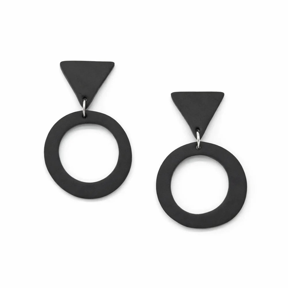 Midnight Halo Eclipse Earrings