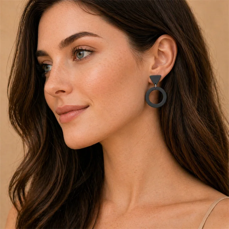 Midnight Halo Eclipse Earrings