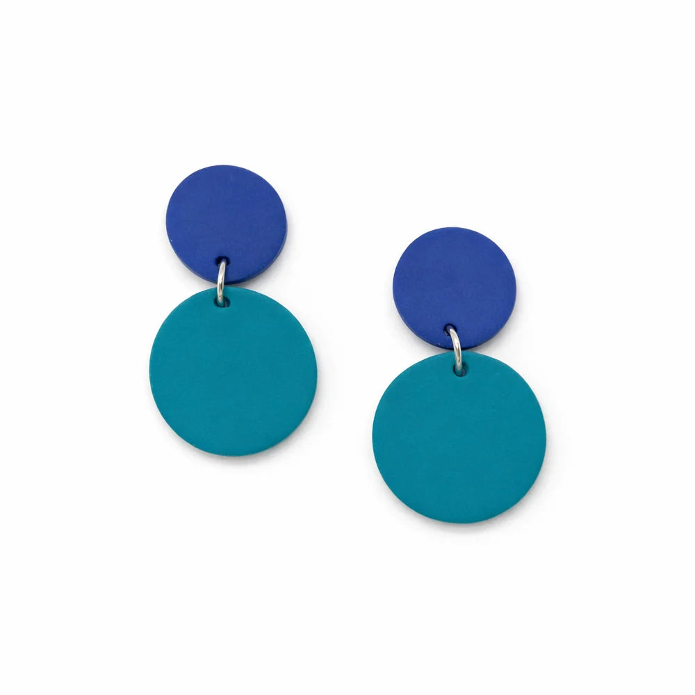 Ocean Tide Horizon Drop Earrings