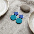Ocean Tide Horizon Drop Earrings
