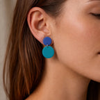 Ocean Tide Horizon Drop Earrings