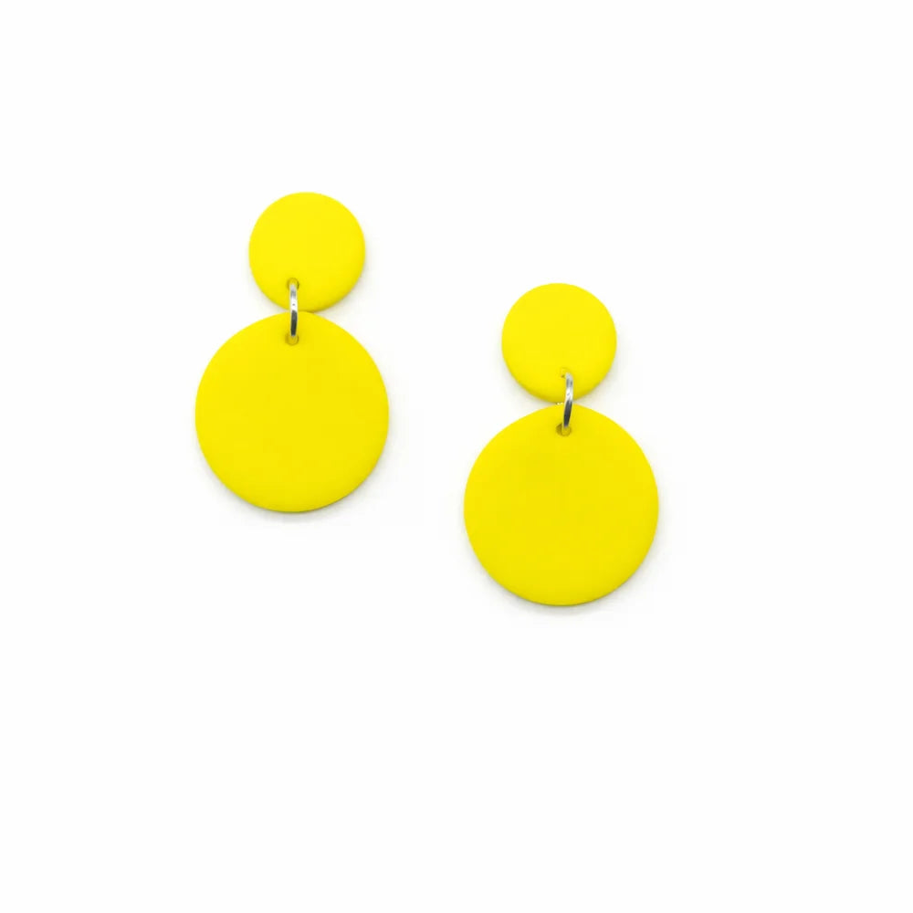 Sunflower Horizon Drop Earrings