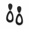 Midnight Sculpted Drop Earrings