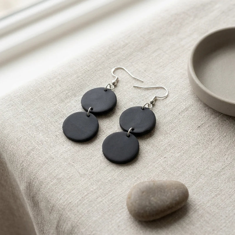Midnight Nova Drop Earrings