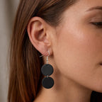 Midnight Nova Drop Earrings