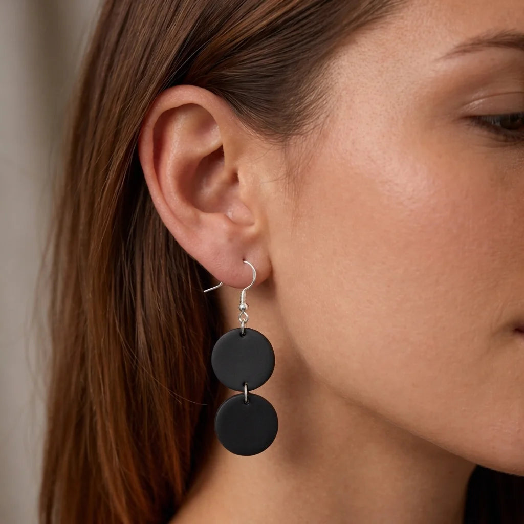 Midnight Nova Drop Earrings