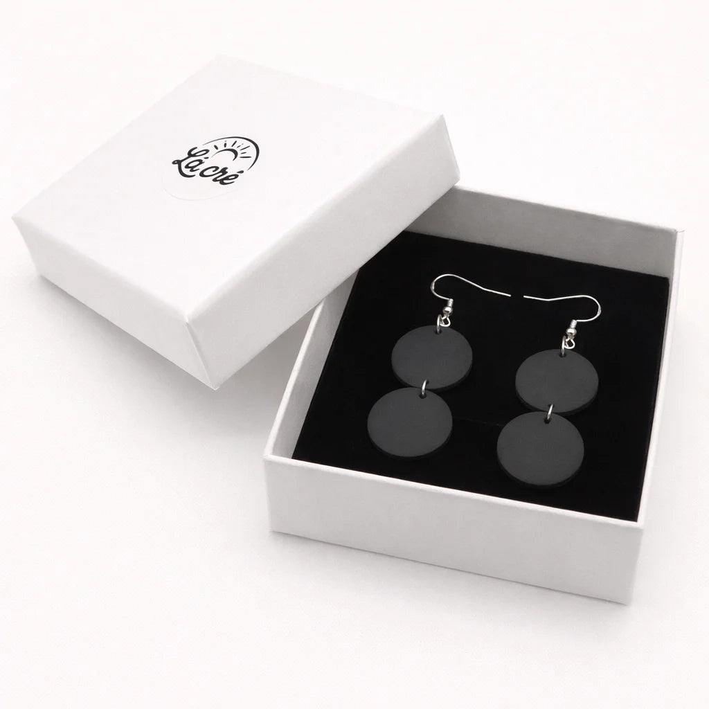 Midnight Nova Drop Earrings