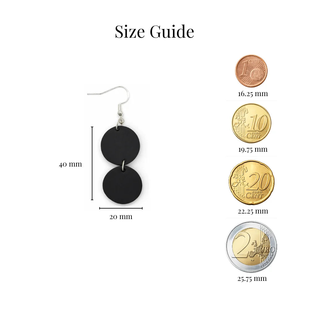 Midnight Nova Drop Earrings
